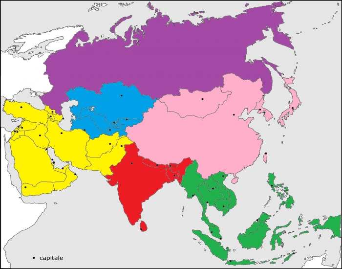 Azija -države i glavni gradovi Quiz