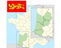 Aquitaine Region : Departments of France