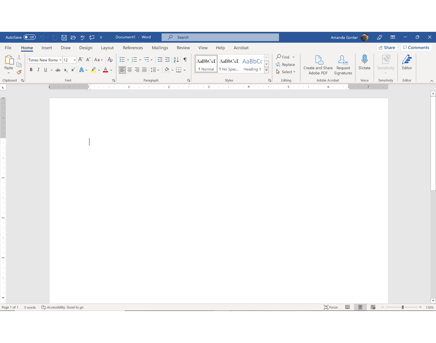 Components of Microsoft Word Quiz