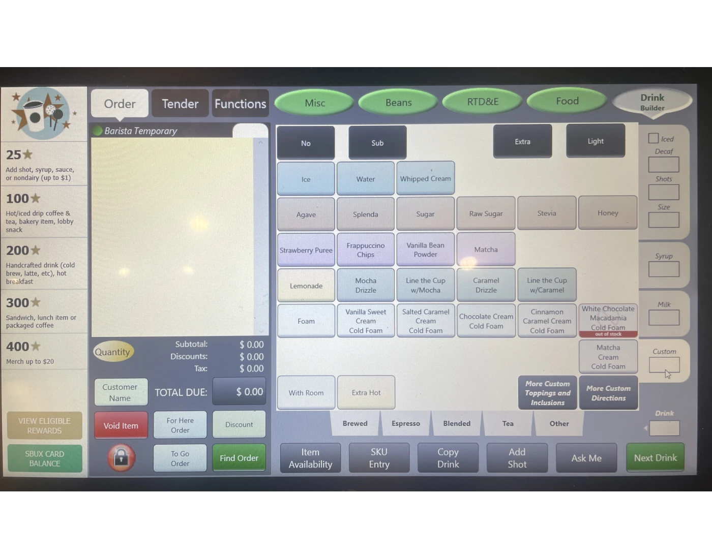 Pos Server System Practice Custom POS Quiz