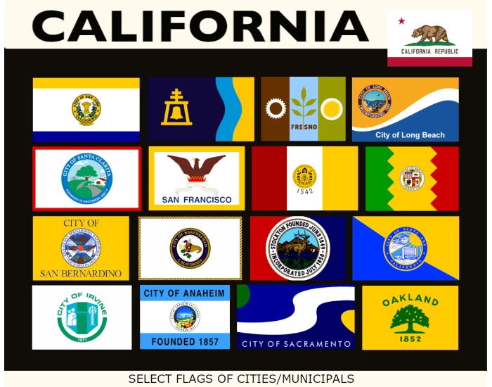 Cities Flags California Cities' Flags Quiz