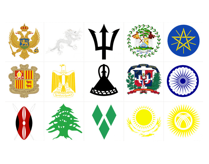 Flag Emblems Library Emblems on Flags (Part 2) Quiz