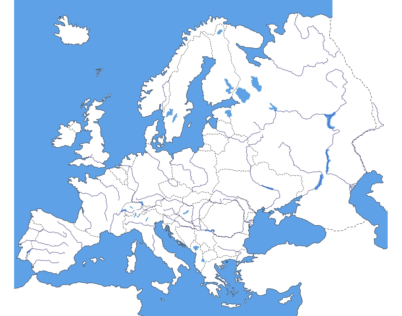 EUROPA - Insule, Peninsule, Strâmtori Quiz