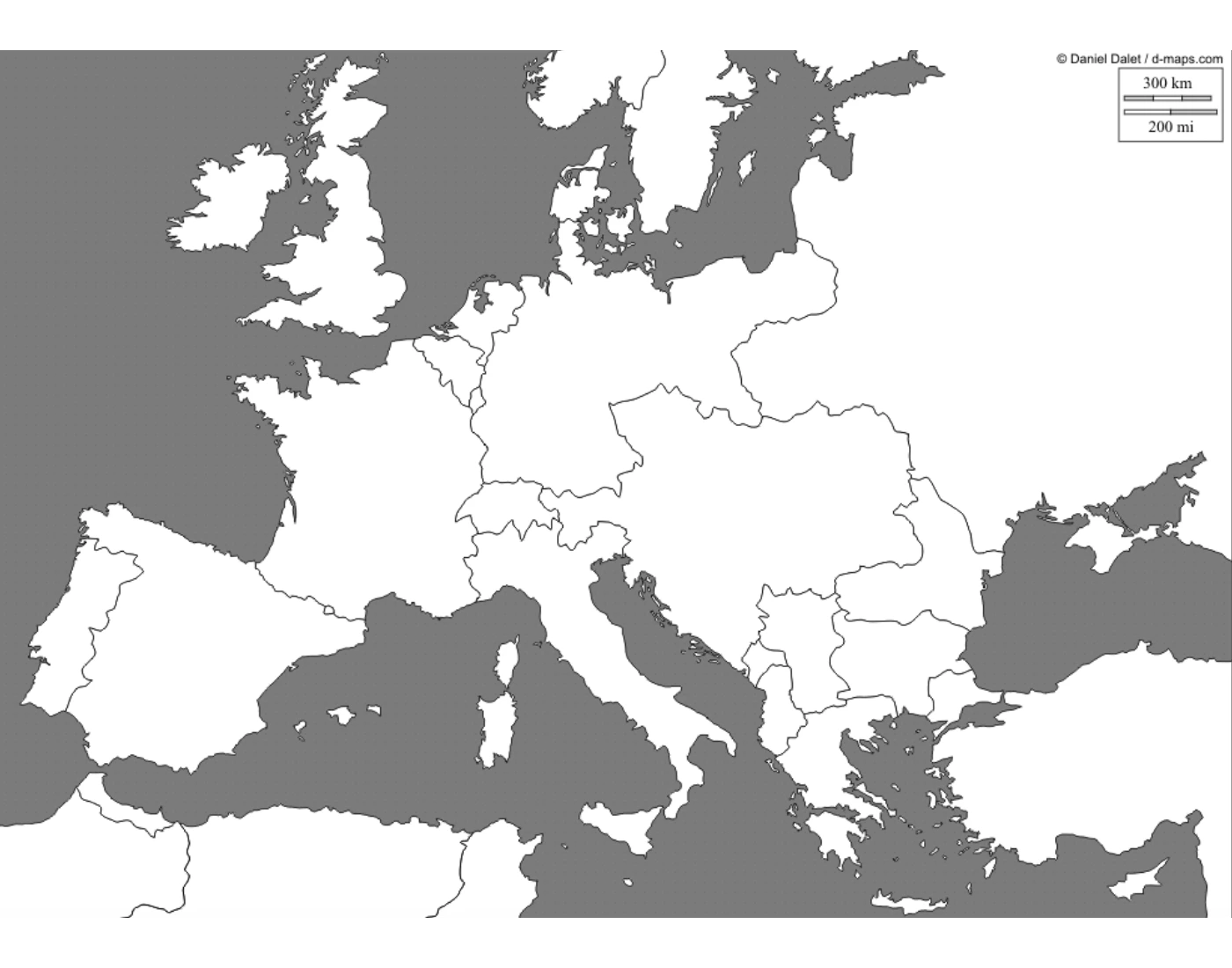 World War 1 Map Activity Quiz