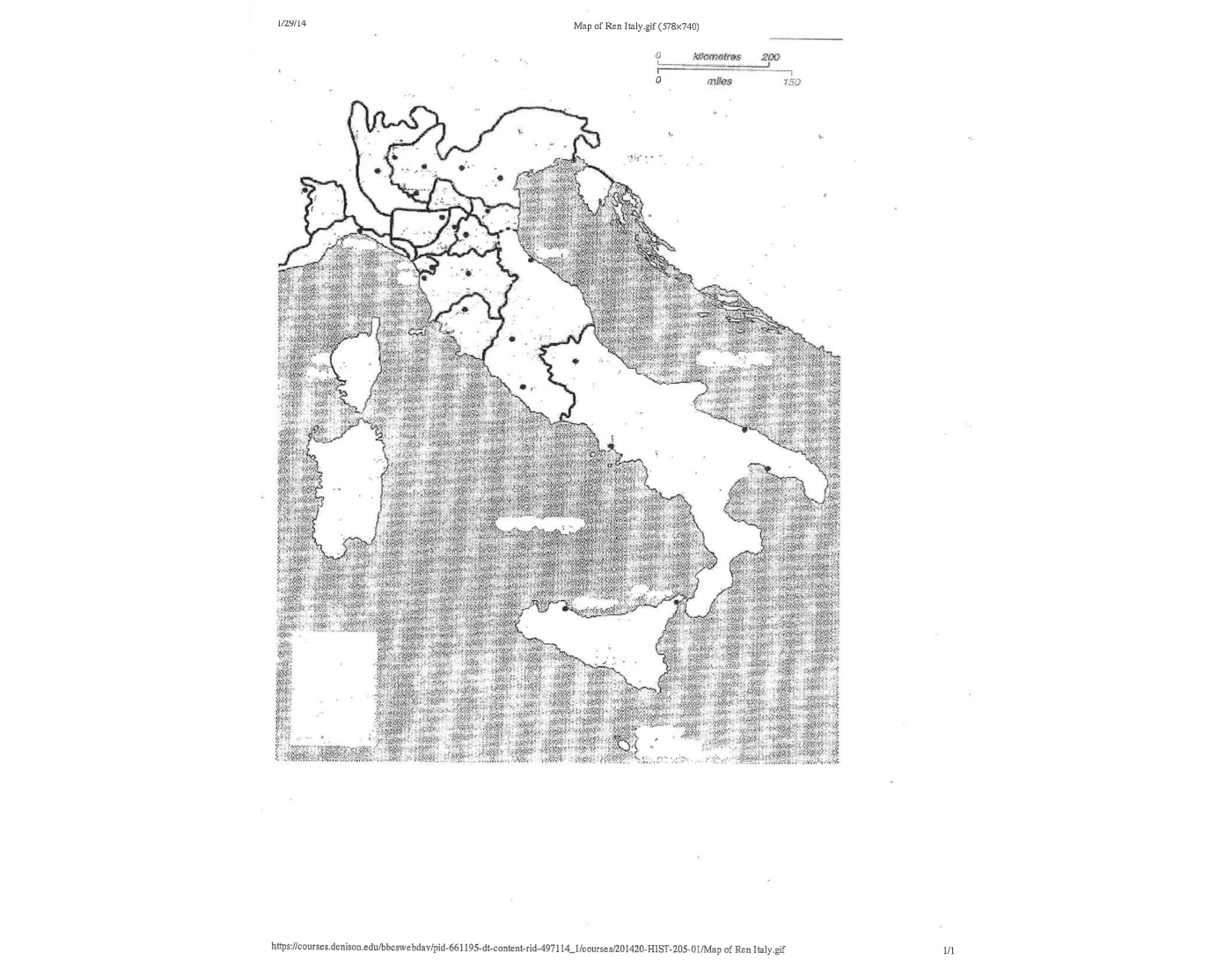 Renaissance Italy Quiz