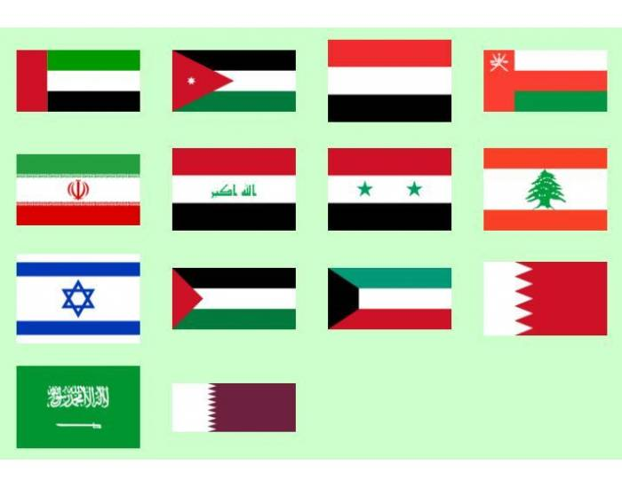 middle east flags