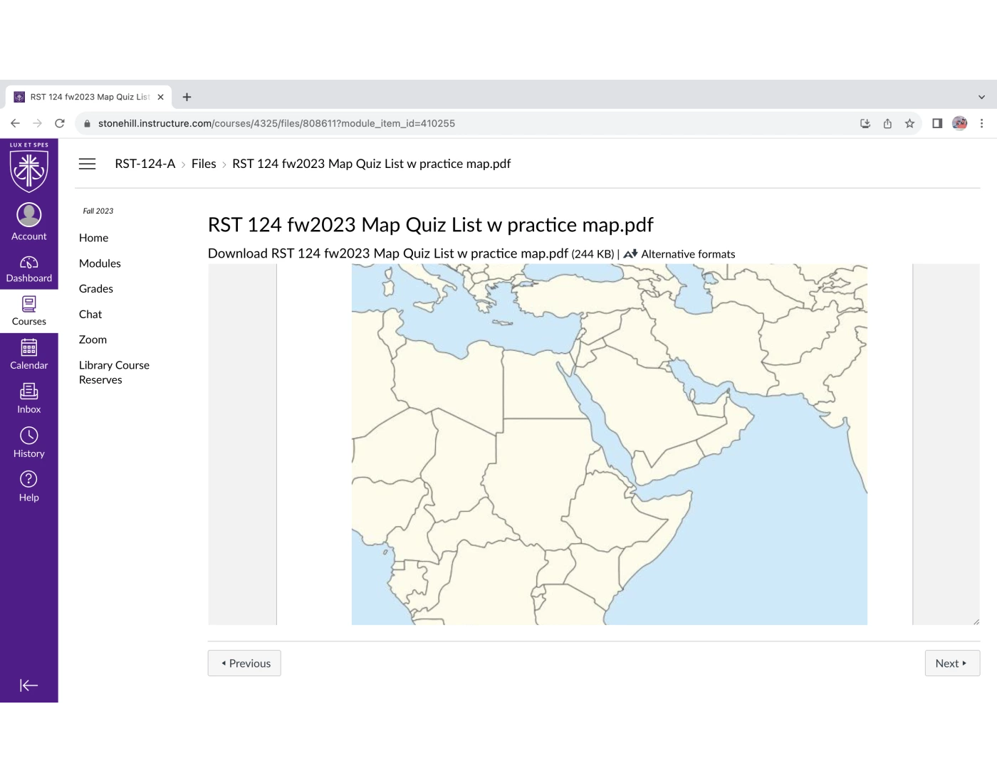 Coverage Map Rst RST Map Quiz