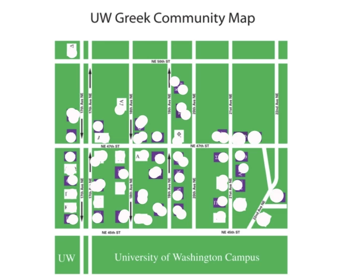 greek row map — Printable Worksheet