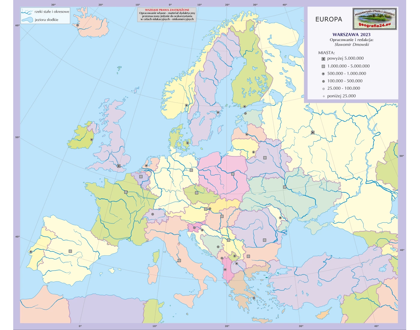 Państwa I Stolice Europy Quiz Państwa i Stolice Europy Quiz