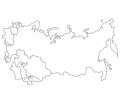 Russia & The Republics Political Map