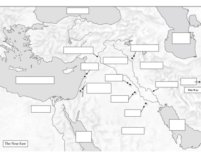 Mesopotamia map study guide Quiz