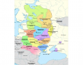 Principalities of  Rus' and neighbouring countries