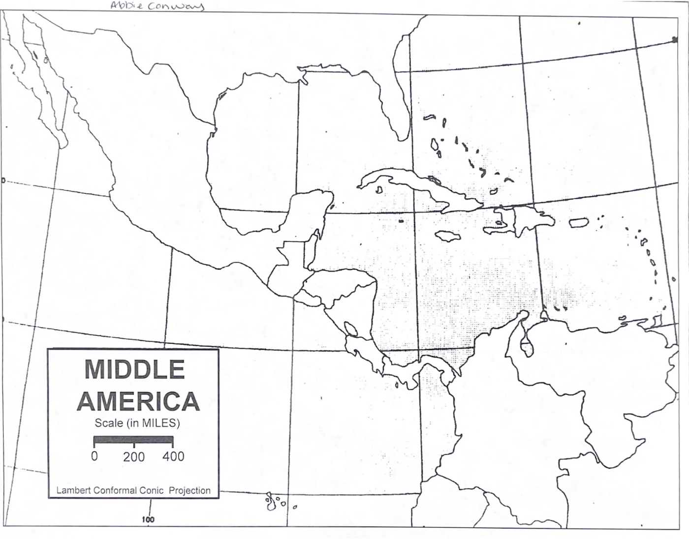 Middle America Map Quiz