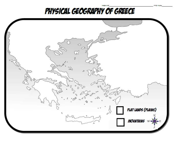 Labeling a Map of Ancient Greece Quiz
