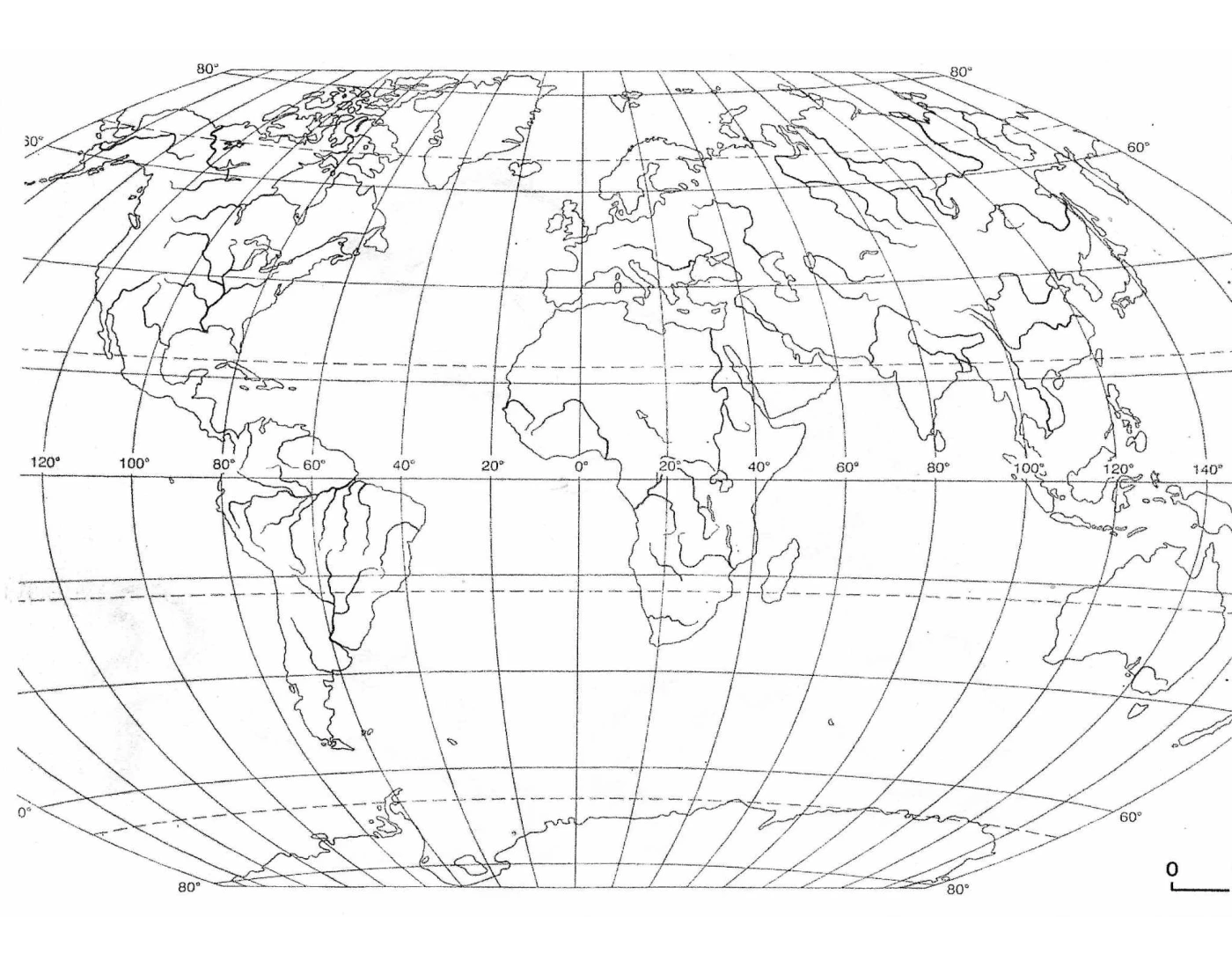 Geografia 2LB mapa fizyczna świata Quiz