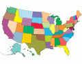 The 50 States of the United States Labeling Interactive