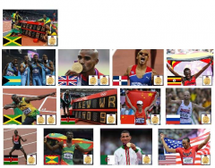 2012 Olympic Gold Medallists - Athletics - Part 1