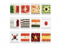 12 Flags Made Out of Food