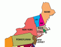 The Capitals of the Northeastern States Labeling Interactive