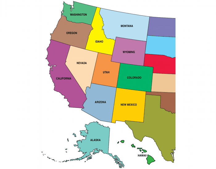 West States and Capitals