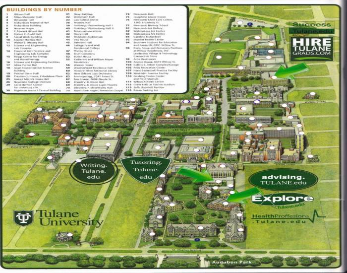 Tulane Library Maps Tulane Map Quiz