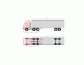COE 18-wheeler truck diagram