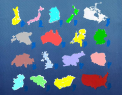 If Nations Were Only Shapes on the Globe