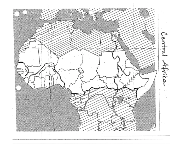 Central Africa Countries Map Quiz