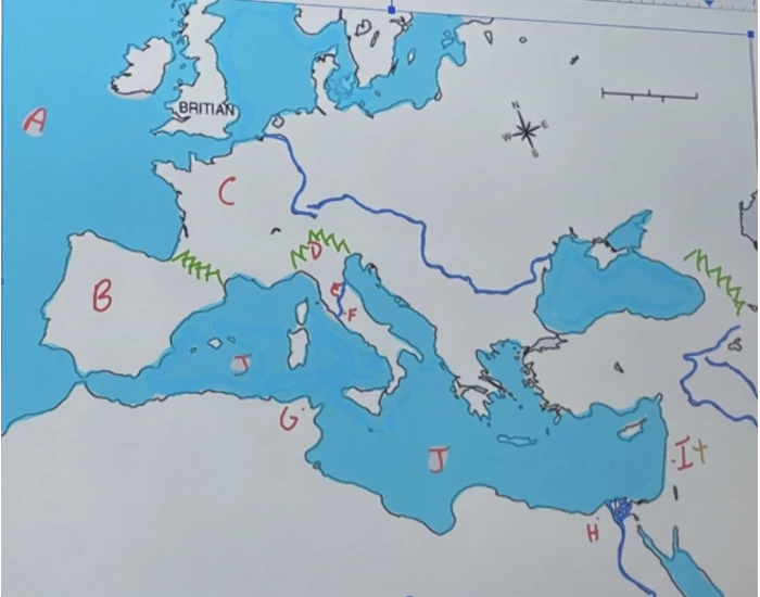 Ancient Rome Map Quiz