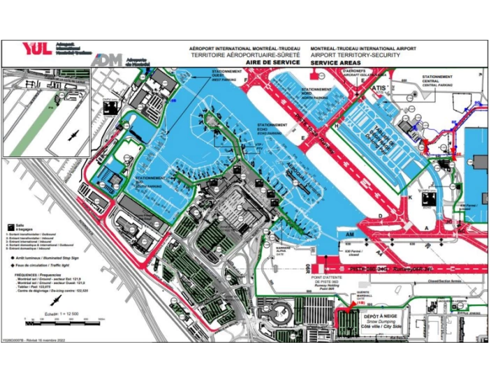 Yul Layout YUL AVOP Map (D/A Test) 2024 — Printable Worksheet